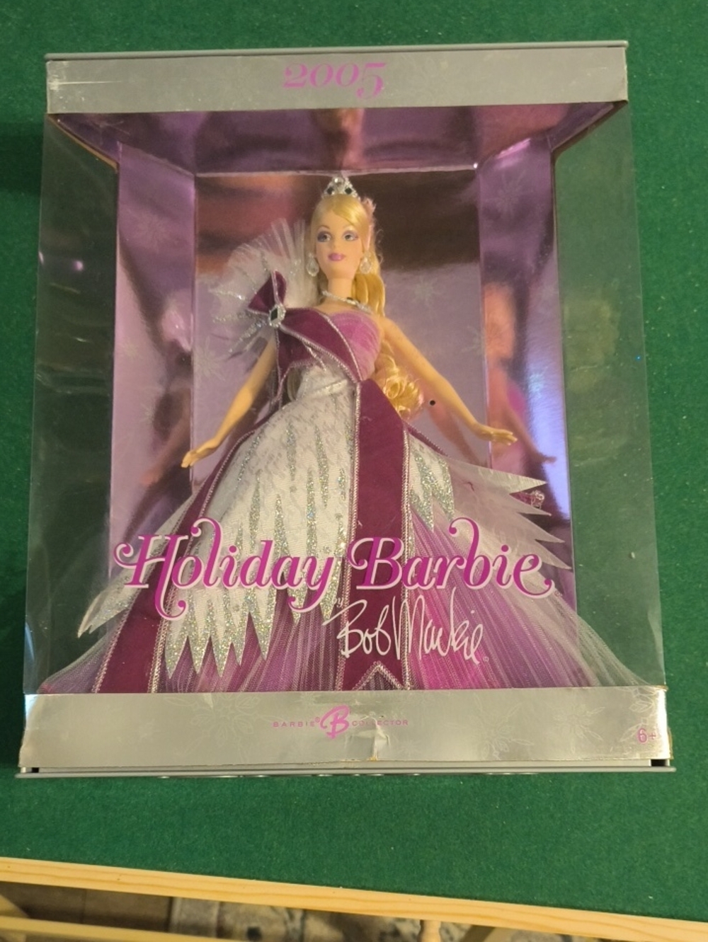 Barbie Holiday Doll in Purple and White Gown by Barbie